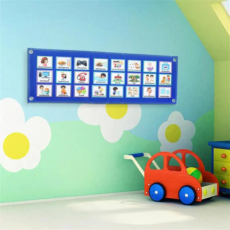 Kinder Lernkalender – Visueller Tagesplan mit 70 Karten
