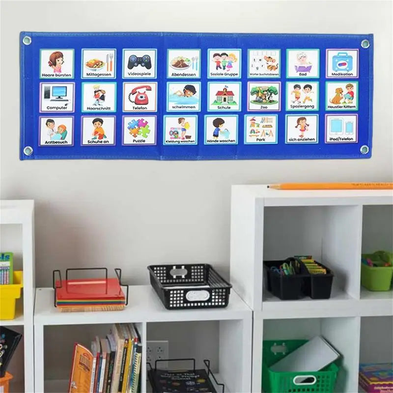 Kinder Lernkalender – Visueller Tagesplan mit 70 Karten