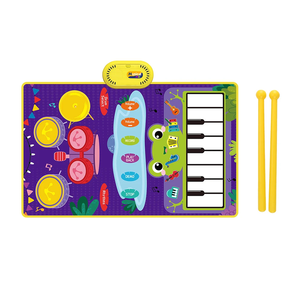 Musikspielmatte für Kinder – Tanzen, Trommeln & Lernen