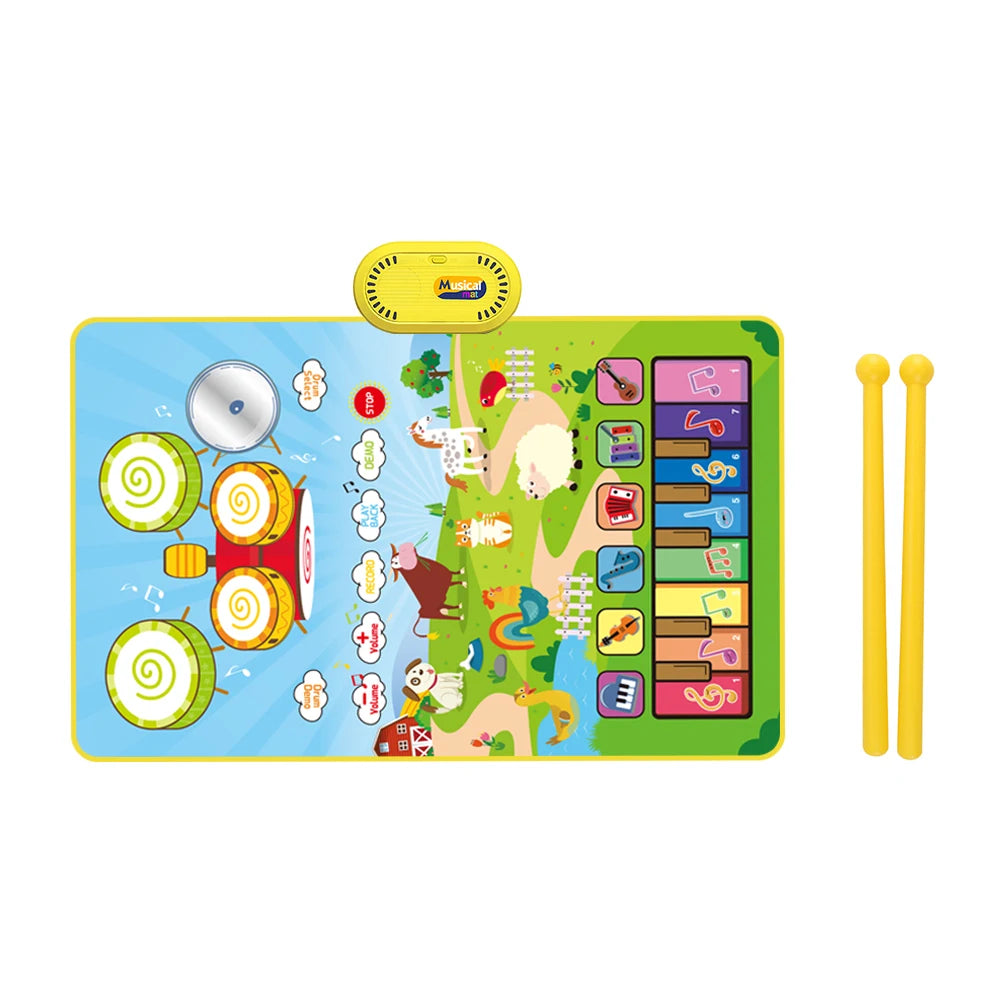 Musikspielmatte für Kinder – Tanzen, Trommeln & Lernen